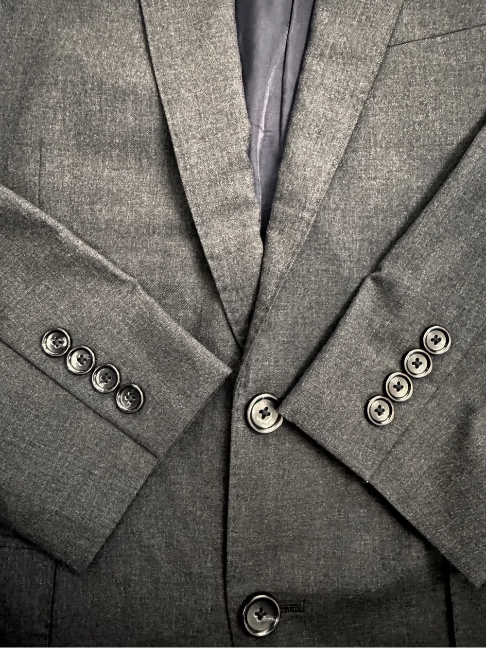 J Crew Ludlow Loro Piana Super 120s Wool Blazer 38S Dark Gray Suit Jacket